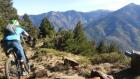 Riding the Descent to Olette with Altitude Adventure Mountain biking in the Pyrenees Orientales